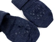 MP dark denim melange strømper anti-slip uld (2-pak)